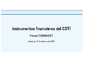 Prstamos CDTI: Financiacin de la Innovacin
