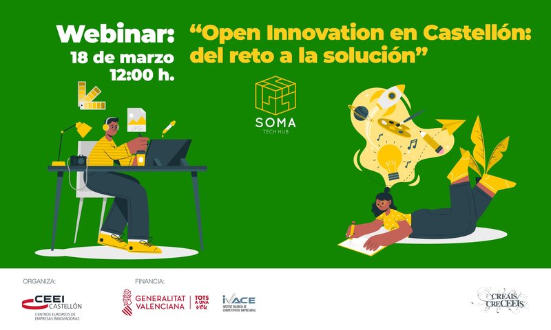 Recordatorio webinar: Open Innovation en Castelln: del reto a la solucin