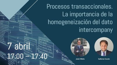 Webinar Procesos transaccionales. La importancia de la homogeneizacin del dato intercompany
