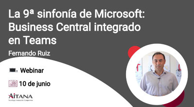 La 9 sinfona de Microsoft: Business Central integrado en Teams.