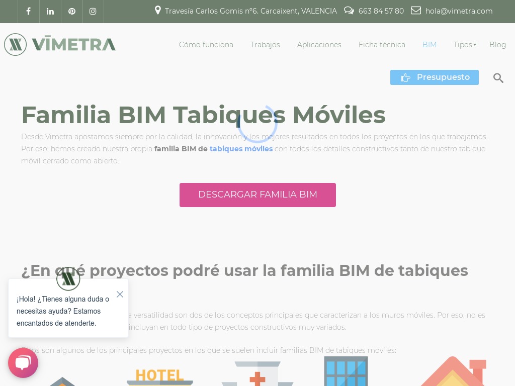 Familia BIM Tabiques Mviles - Vimetra.com